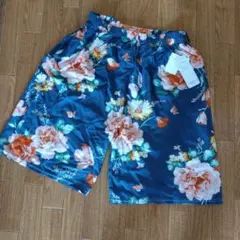 フローラルプリント ショートパンツ