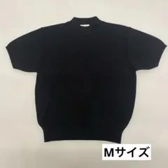半袖 サマーニット 黒 薄手