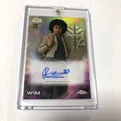 Topps star wars chrome Wim サインカード 99シリ