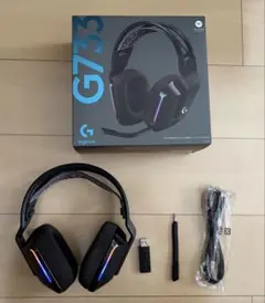 【箱あり・完品】Logicool G733 ワイヤレスゲーミングヘッドセットのサムネイル