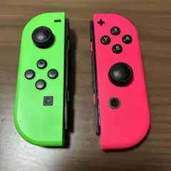 Switch Joy-Con ネオングリーン ネオンピンク　ジャンク品