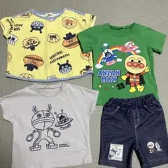 アンパンマン Tシャツ 短パン　90サイズ　まとめ売り