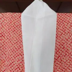 赤地 絞り柄 長襦袢