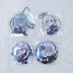 ぴた！でふぉめ　呪術廻戦　アクリルキーホルダー　缶バッジ　真人
