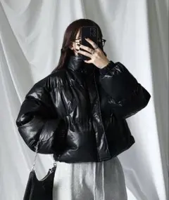 MADE] ネフシャイニングクロップ中綿ジャケット - メルカリ