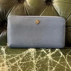 Tory Burch ブルー　長財布