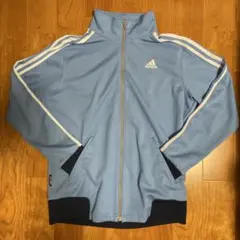 adidas トラックジャケット 水色 Lサイズ