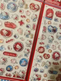 海外製　サンリオ　3Dシール　2枚セット