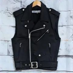 超美品✨超希少　JIMSINN ダブルライダースジャケット　レザー　黒　32 JIMSINNジムズイン レザーダブルライダースジャケット黒ブラック本革