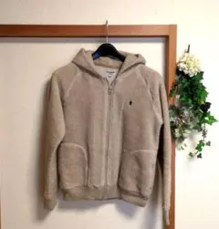 Gymphlex パーカー フリースジャケット M ベージュ