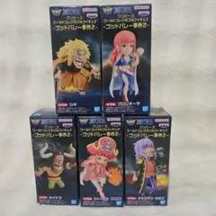 ワンピースワールドコレクタブルフィギュアゴッドバレー事件2 全５種類セット