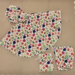 더드웨이 베이비 레인 코트 판초 90cm 과일 무늬