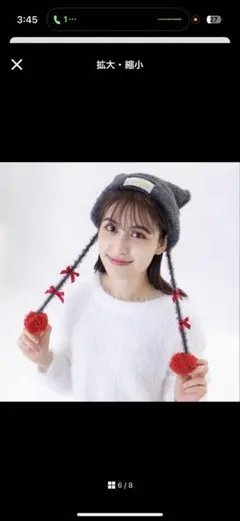 ディズニー シー 猫耳 ニット帽