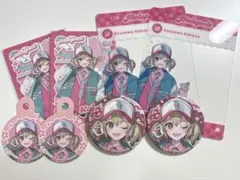 メロパレ　プロセカ　クリアカード　ドリンクタグ 缶バッジ　小豆沢こはね
