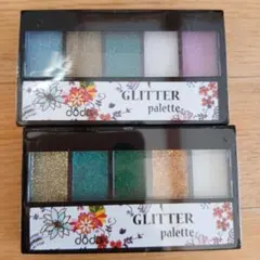 新品未使用dodo GLITTER palette 2個セットグリッターパレット