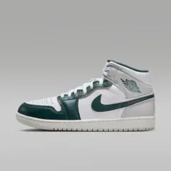 希少　Nike Air Jordan 1 ホワイト/グリーン MID