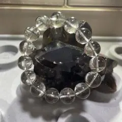 超大粒 スモーキークォーツ 水晶 15.3㎜ ギベオン 12㎜ 天然石 - メルカリ