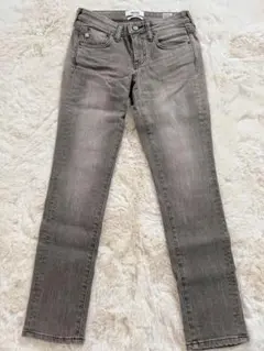SOMETHING ストレートデニム グレー