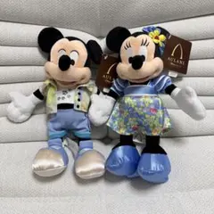アウラニ・ディズニー　ミッキーミニーぬいぐるみ