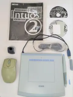 【ジャンク品】Wacom Intuos2 ペンタブレット i-420 付属品完備