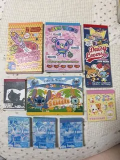 【当時物】希少⭐︎平成レトロ　平成女児　キャラクター メモ帳　レトロ　まとめ売り