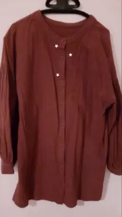 サマンサモスモス SM2 ブラウン長袖シャツ