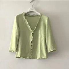 ROPE フリルカーディガン　ボレロ