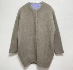 【早い者勝ち】ELENDEEK 22AW ラクーンミックスダブルカーディガン