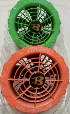 バートル エアークラフト ファンユニット ケーブル グリーン ピンク 