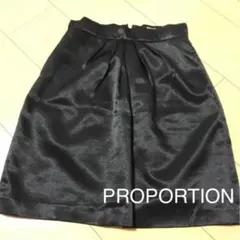 PROPORTION ブラック スカート Sサイズ