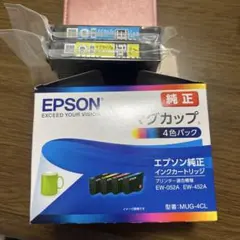 EPSON純正インクカートリッジ MUG-4CL マグカップ　イエロー　シアンのサムネイル