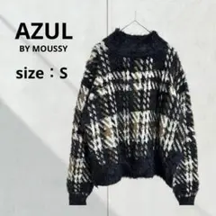 AZUL アズール ニット チェック柄 S