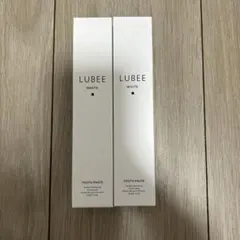 【新品未開封】ルビーホワイト【歯磨き粉】ホワイト二ング LUBEE WHITE