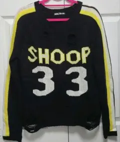 Baby shoop ベイビーシュープ ロゴセーター ニット ブラックのサムネイル