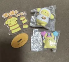 サンリオ　おともだちきぐるみ　みんなでお祝いフィギアポムポムプリン