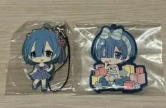 ☆匿名配送☆Re:ゼロから始める異世界生活 ラバーストラップ レム 2点セット