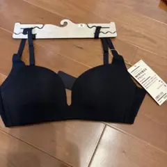 無印　胸の形を整えるブラジャー Sサイズ 黒　新品