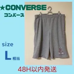 CONVERSE メンズ ハーフパンツ グレー シューズマークのサムネイル