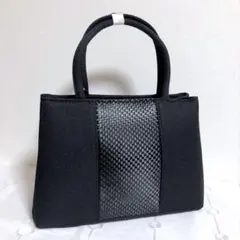 フォーマルバッグ ハンドバッグ ブラック 軽量 大容量 冠婚葬祭 お受験 入学式