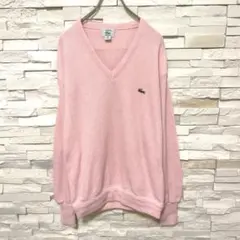 mizuki 様専用　80s IZOD LACOSTEVネックセーター 最終タグ