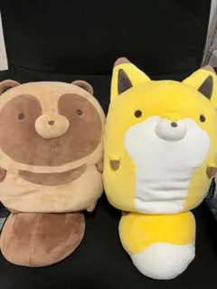2026年最新】タヌキとキツネ もっちぃもっちぃ ぬいぐるみ キツネの