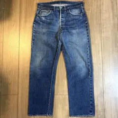 美品 levis501 66前期 bigE移行期 レインボーステッチ 濃紺