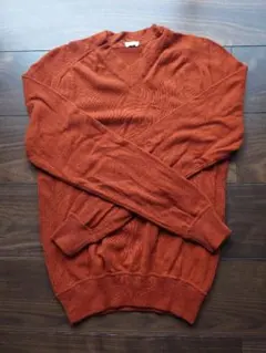 ADLFO Cashmere ロロピアーナ社製カシミア100% オレンジ 46 ADLFO Cashmere ロロピアーナ社製カシミア100% オレンジ 46 - メルカリ