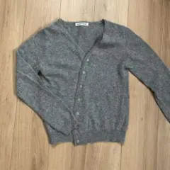 LAISSE PASSÉ グレー ニットカーディガン