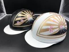 コルク半 カスタム 富士日章 三つボタン 白赤赤白 文字無 セット
