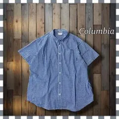 Columbia コロンビア ギンガムチェックBD半袖シャツXLのサムネイル