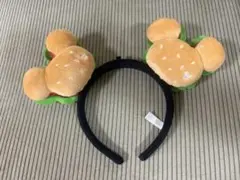 ディズニー　ハンバーガー　カチューシャ