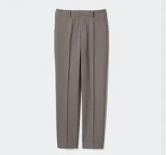 【美品】UNIQLO スマートアンクルパンツ／丈長め ブラウン