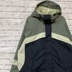 コロンビア　マウンテンパーカー中綿　ブラックM ロゴ刺繍アウトドア1127