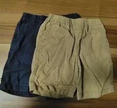 ユニクロ　キッズ　半ズボン・ハーフパンツ 110 2色セット★匿名配送